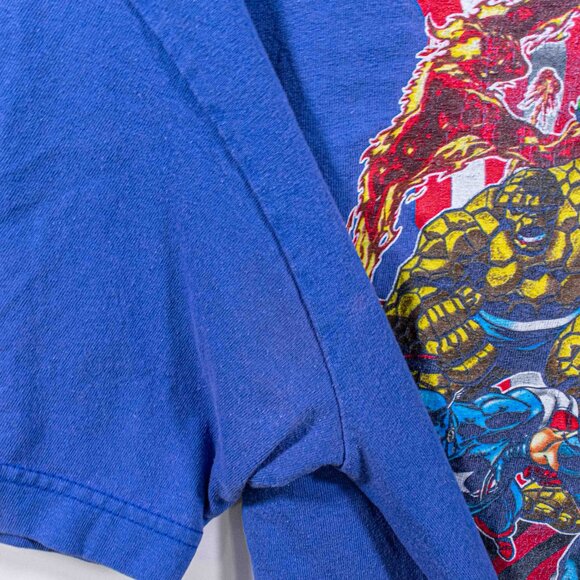 Marvel Comics USA Hulk Spiderman Wolverine Captain America T-Shirt XL VTG Y2K - Picture 6 of 10